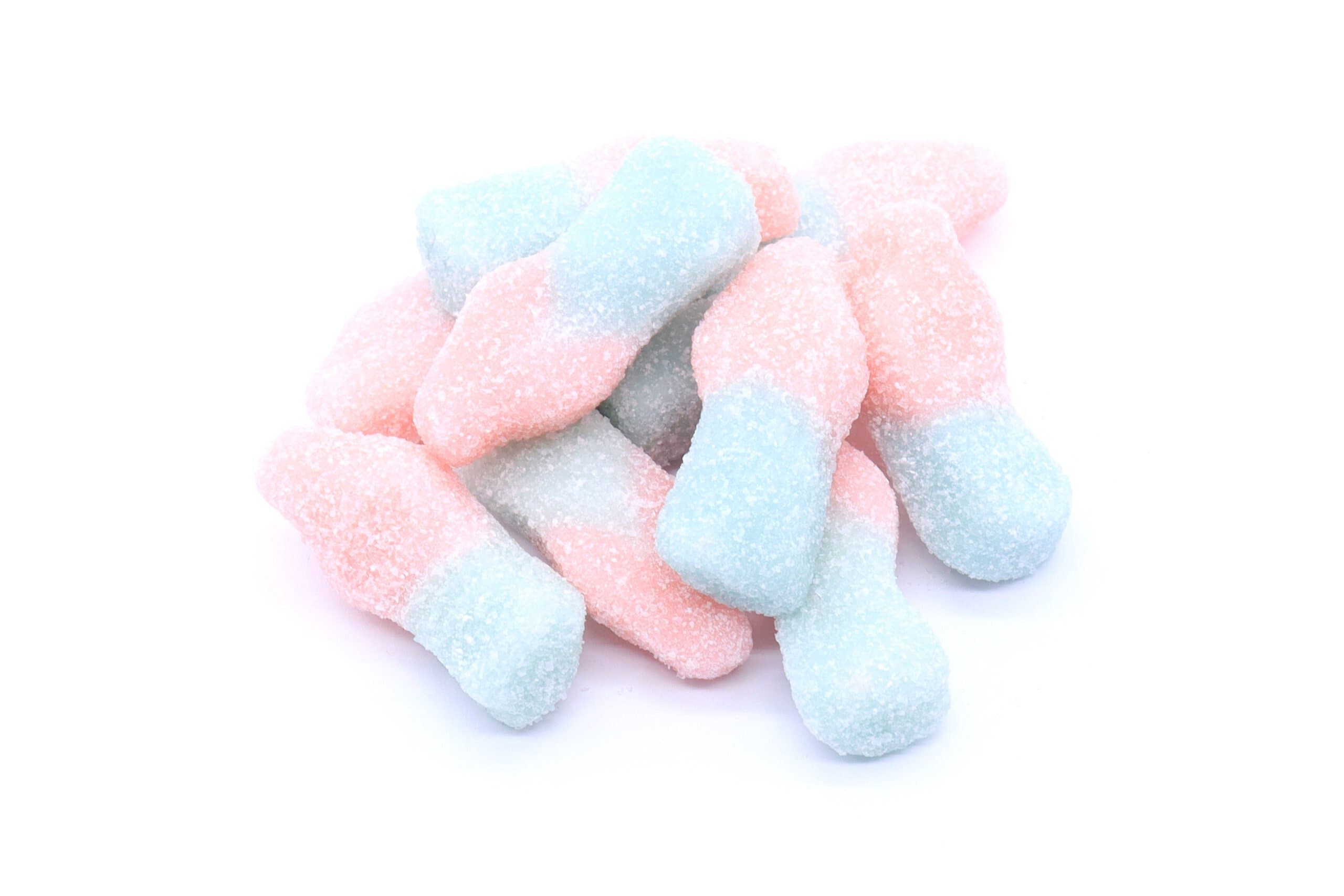 40mg THC Gummies - Sour Bubblegum Bottles
