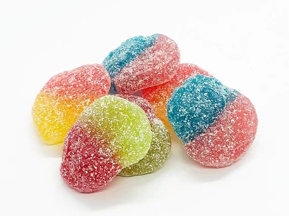 20mg THC Gummies - Jolly Rancher 2 Flavors in 1